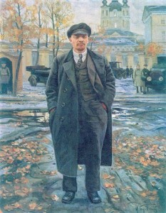 В. И. Ленин на фоне Смольного, Бродский  И. И.